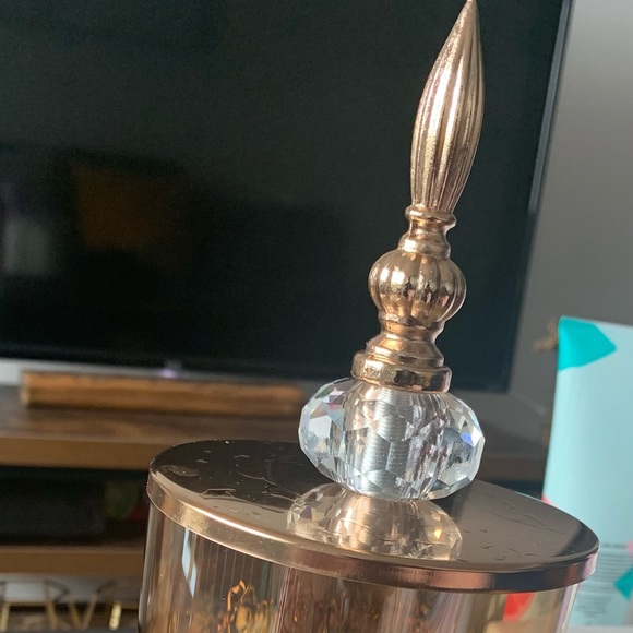 Candy Dish Vintage-Style LOT Cookies Makeup Brushes Jar Pedestal - Picture 2 of 8